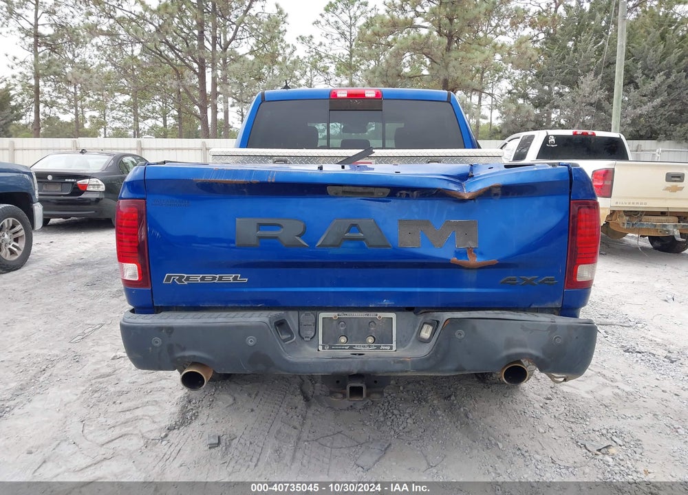 2018 RAM 1500 REBEL 4X4 5'7 BOX VIN: 1C6RR7YT5JS236161