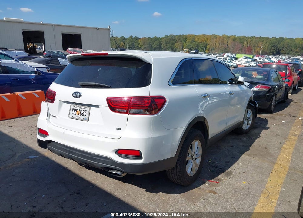 2020 KIA SORENTO 3.3L LX VIN: 5XYPG4A55LG627142