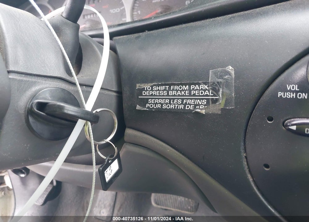 1999 FORD TAURUS SE/SE-NE VIN: 1FAFP53S8XA293432