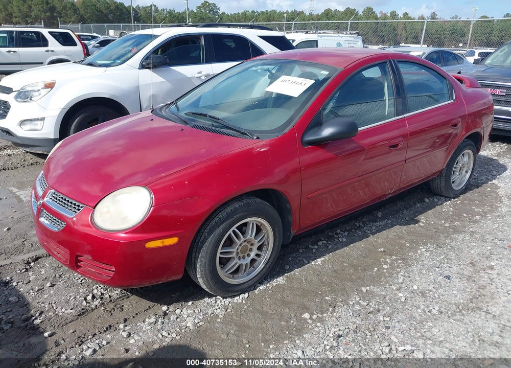 2005 DODGE NEON SXT VIN: 1B3ES56C45D105446