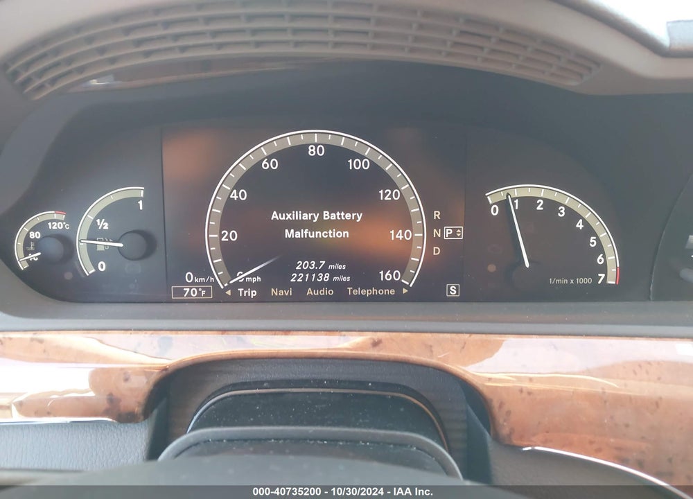 2009 MERCEDES-BENZ S 550 4MATIC VIN: WDDNG86X69A259190