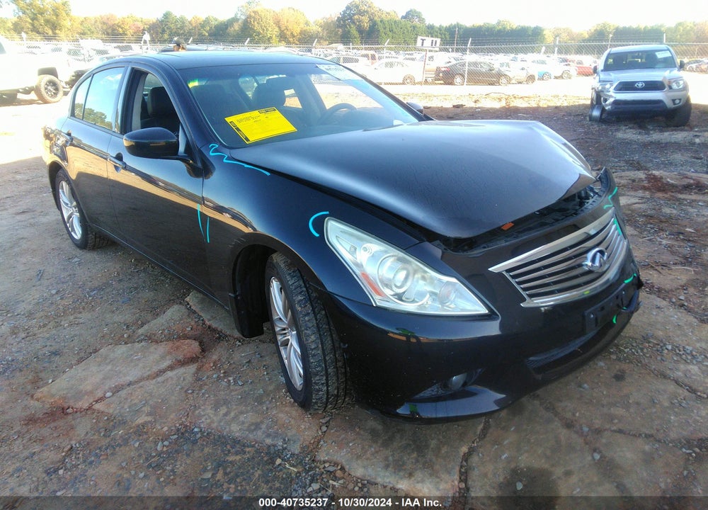 2013 INFINITI G37X VIN: JN1CV6AR2DM769812