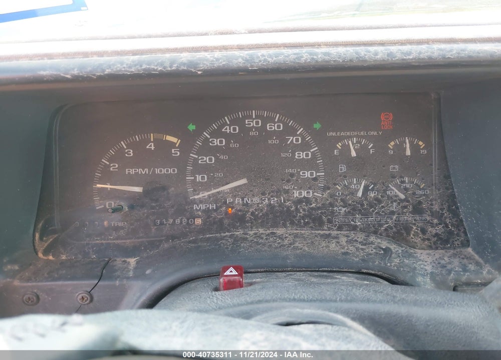 1995 CHEVROLET GMT-400 K1500 VIN: 2GCEK19K0S1238013
