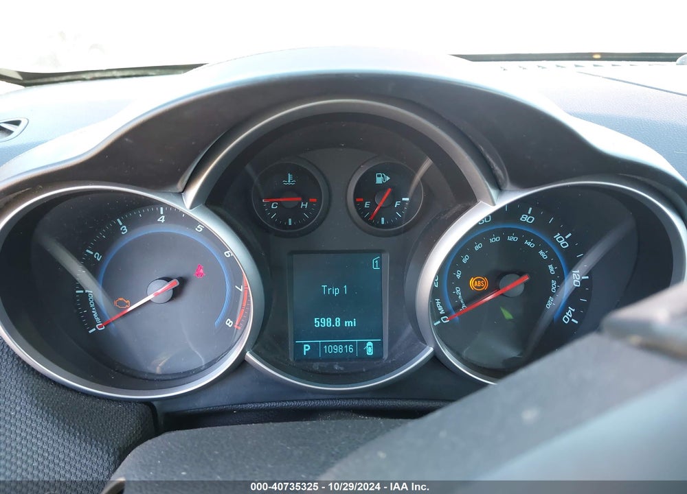 2011 CHEVROLET CRUZE 2LT VIN: 1G1PG5S94B7123791