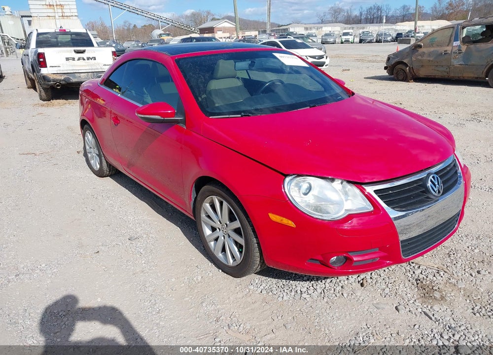 2011 VOLKSWAGEN EOS KOMFORT VIN: WVWBW7AH2BV003380