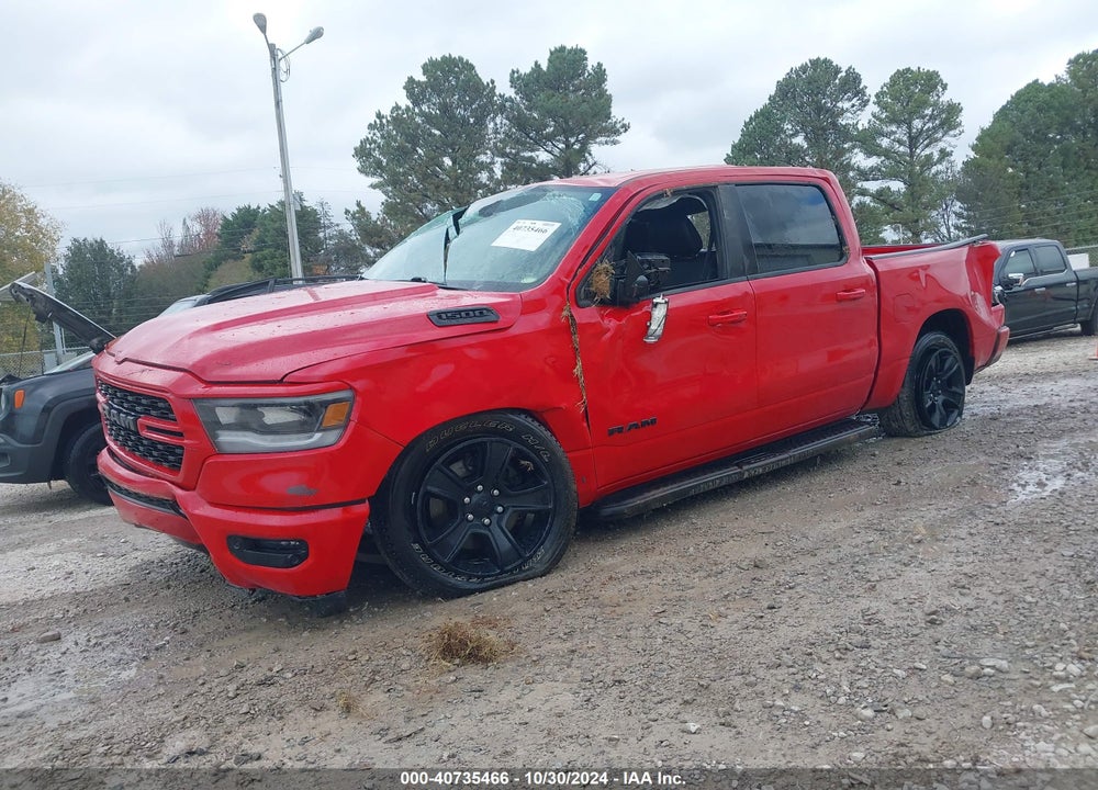 2022 RAM 1500 SPORT VIN: 1C6SRFVTXNN196342