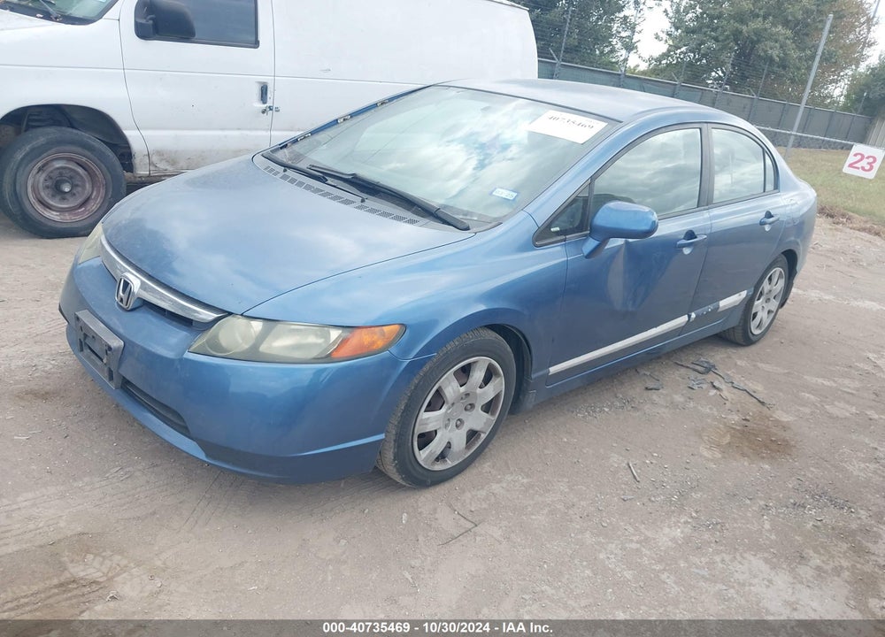 2007 HONDA CIVIC LX VIN: 1HGFA16507L060693