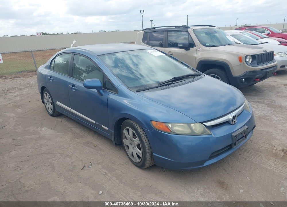 2007 HONDA CIVIC LX VIN: 1HGFA16507L060693