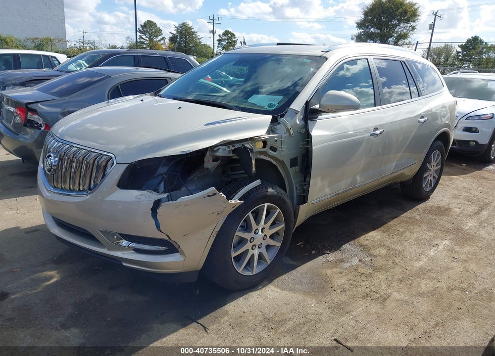 2017 BUICK ENCLAVE LEATHER VIN: 5GAKRBKD0HJ242918