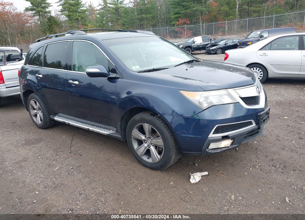 2010 ACURA MDX TECHNOLOGY PACKAGE VIN: 2HNYD2H65AH512968