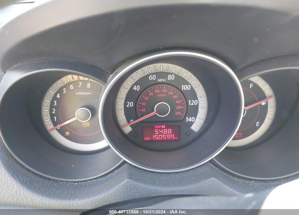2011 KIA FORTE EX VIN: KNAFU5A24B5364226
