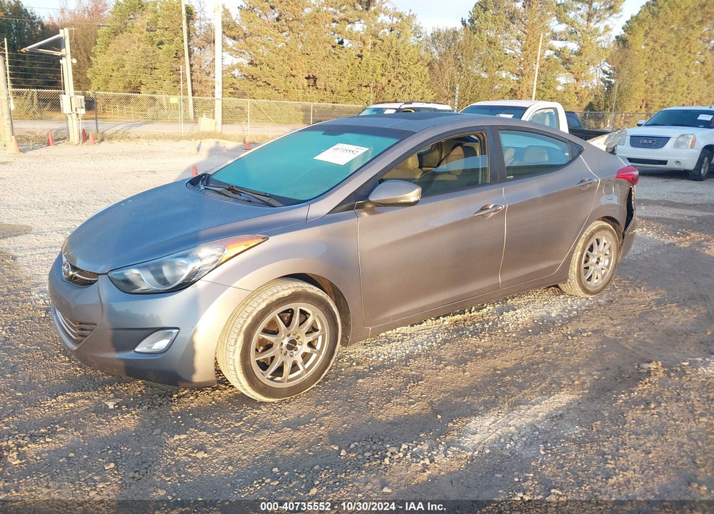 2011 HYUNDAI ELANTRA LIMITED (ULSAN PLANT) VIN: KMHDH4AE7BU083896