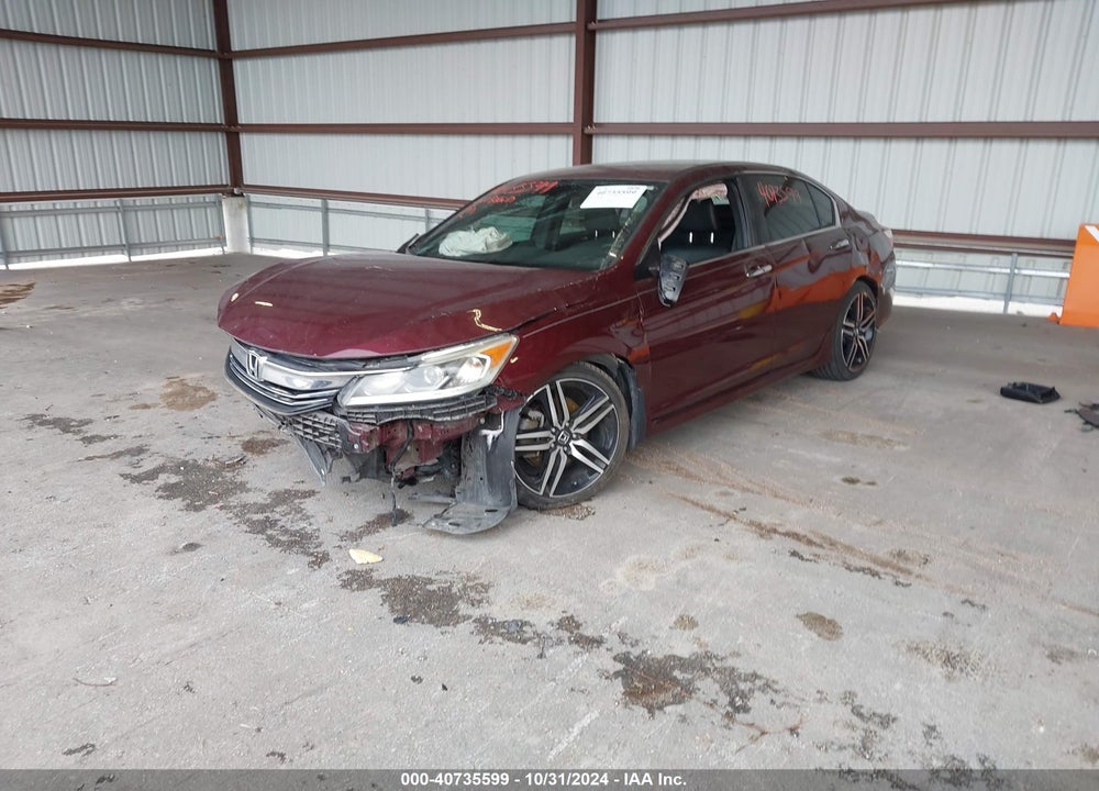 2017 HONDA ACCORD SPORT SE VIN: 1HGCR2F13HA055760
