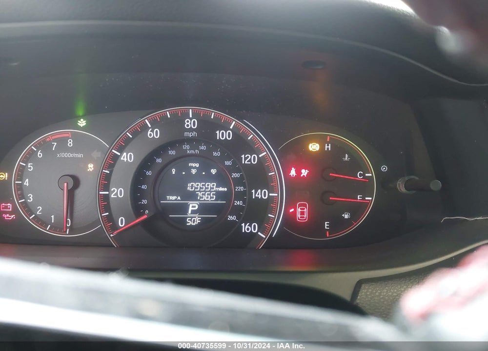 2017 HONDA ACCORD SPORT SE VIN: 1HGCR2F13HA055760