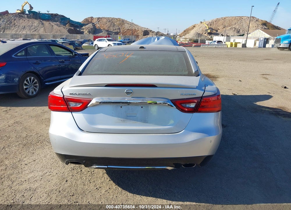 2018 NISSAN MAXIMA 3.5 PLATINUM VIN: 1N4AA6AP7JC395588