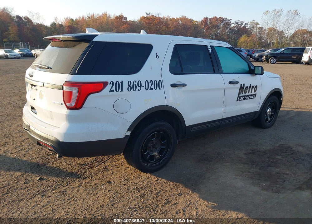 2016 FORD UTILITY POLICE INTERCEPTOR VIN: 1FM5K8AT0GGD32380