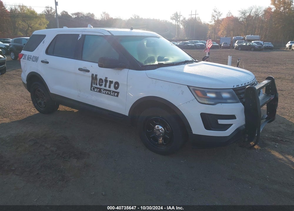 2016 FORD UTILITY POLICE INTERCEPTOR VIN: 1FM5K8AT0GGD32380