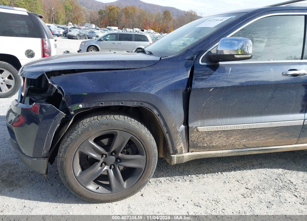 2012 JEEP GRAND CHEROKEE OVERLAND VIN: 1C4RJFCG7CC175882