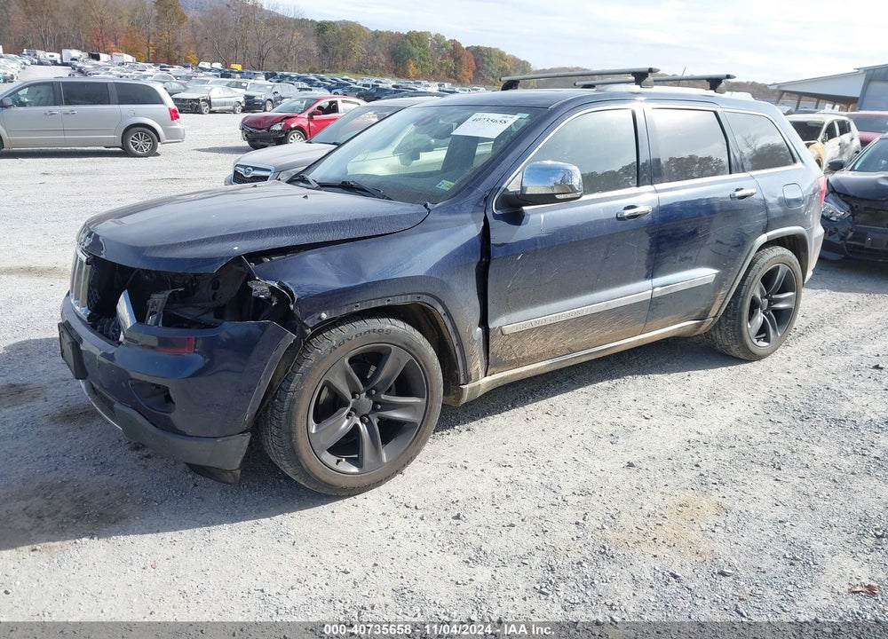 2012 JEEP GRAND CHEROKEE OVERLAND VIN: 1C4RJFCG7CC175882