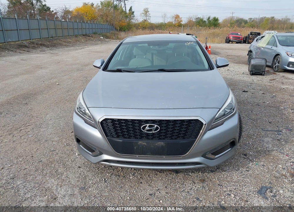 2016 HYUNDAI SONATA HYBRID SE VIN: KMHE24L14GA024734