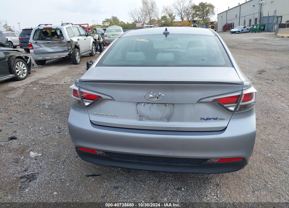 2016 HYUNDAI SONATA HYBRID SE VIN: KMHE24L14GA024734