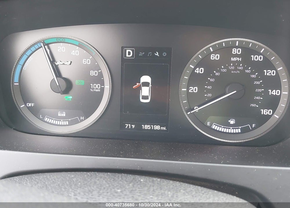 2016 HYUNDAI SONATA HYBRID SE VIN: KMHE24L14GA024734