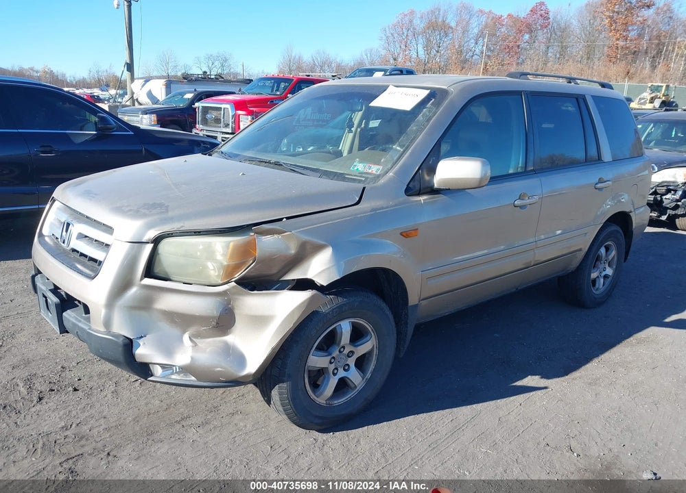 2006 HONDA PILOT EX-L VIN: 2HKYF18746H510033