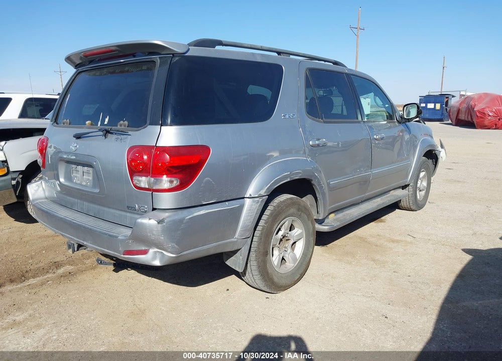 2007 TOYOTA SEQUOIA SR5 V8 VIN: 5TDZT34A27S288565