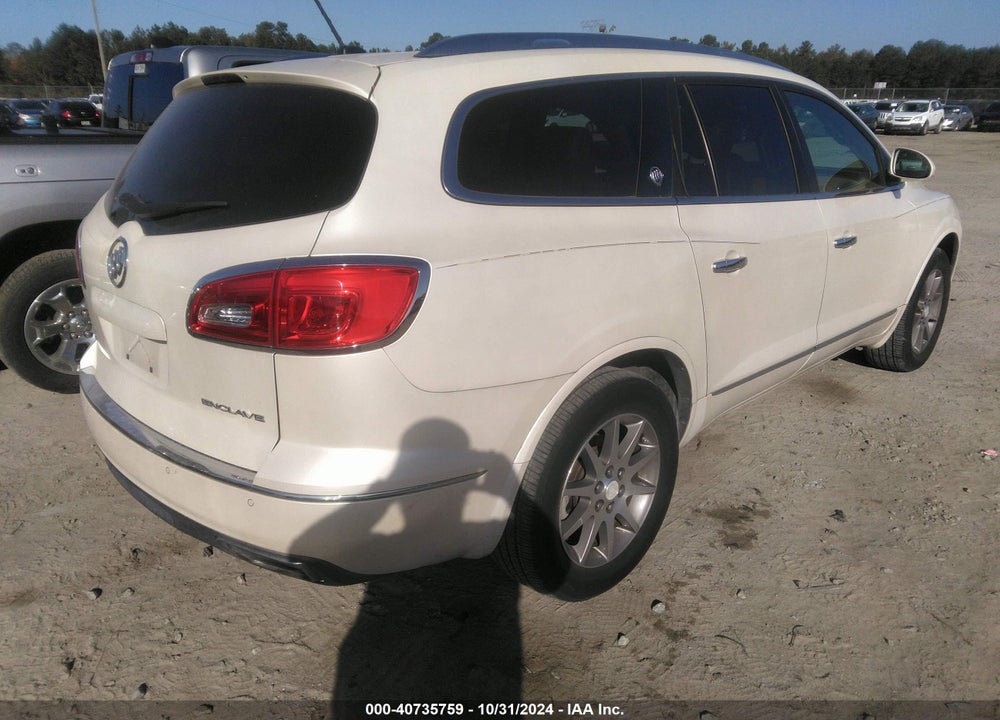 2014 BUICK ENCLAVE LEATHER VIN: 5GAKRBKD8EJ123185