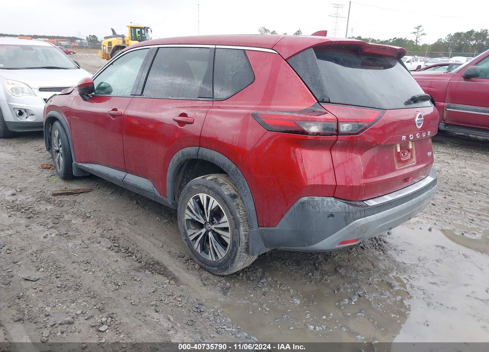 2021 NISSAN ROGUE SV FWD VIN: 5N1AT3BA6MC809845