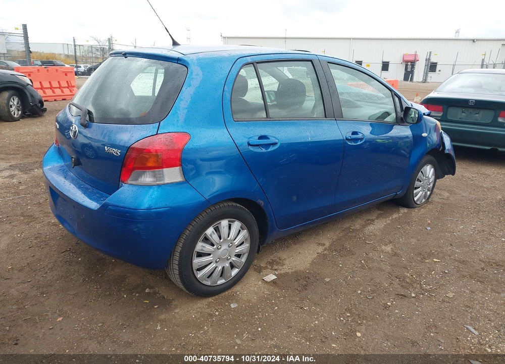 2010 TOYOTA YARIS VIN: JTDKT4K35A5278539