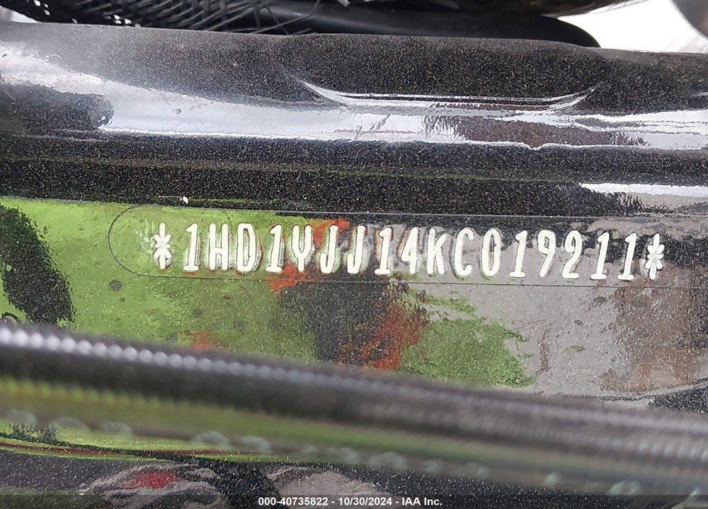 2019 HARLEY-DAVIDSON FXBB VIN: 1HD1YJJ14KC019211