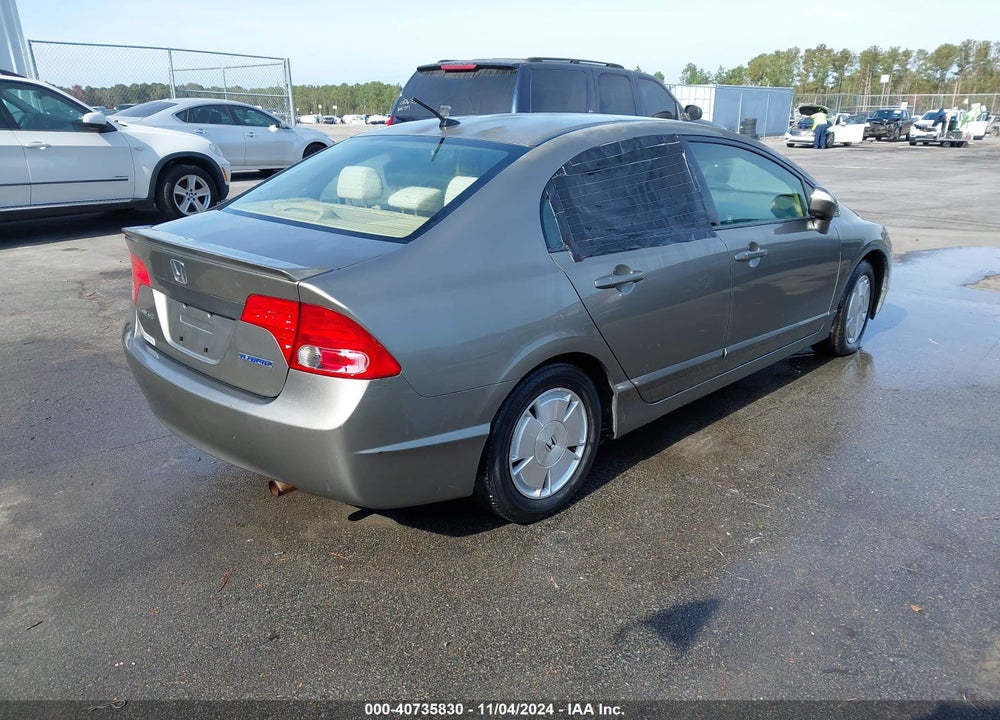 2008 HONDA CIVIC HYBRID VIN: JHMFA36228S017205