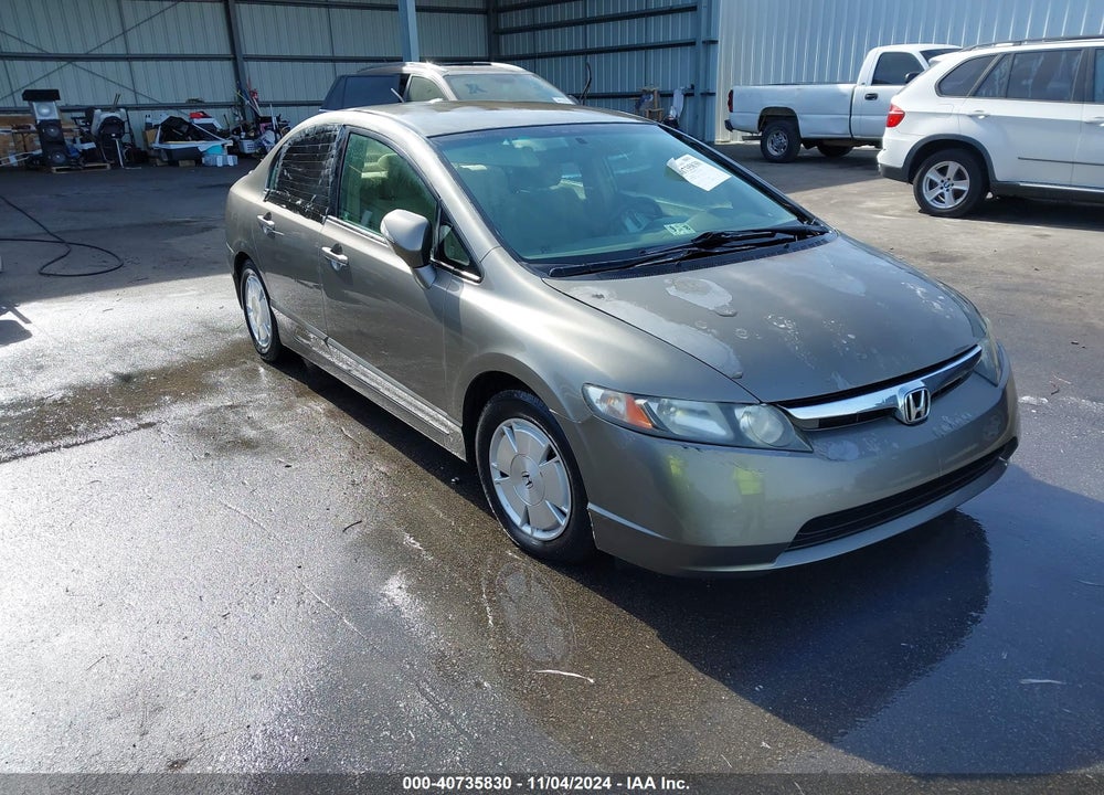 2008 HONDA CIVIC HYBRID VIN: JHMFA36228S017205