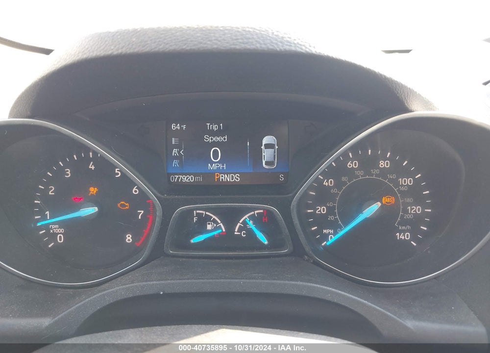 2018 FORD ESCAPE S VIN: 1FMCU0F7XJUB55554