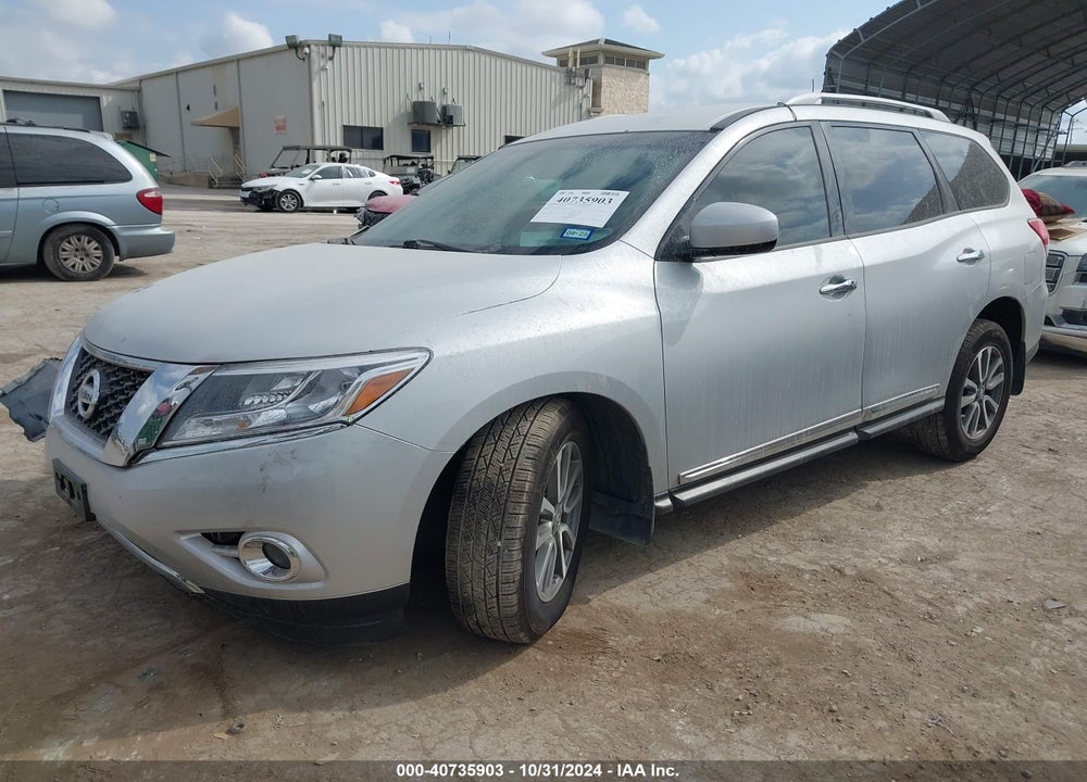 2014 NISSAN PATHFINDER SL VIN: 5N1AR2MN1EC622717