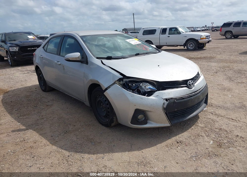 2015 TOYOTA COROLLA S VIN: 2T1BURHE1FC407082