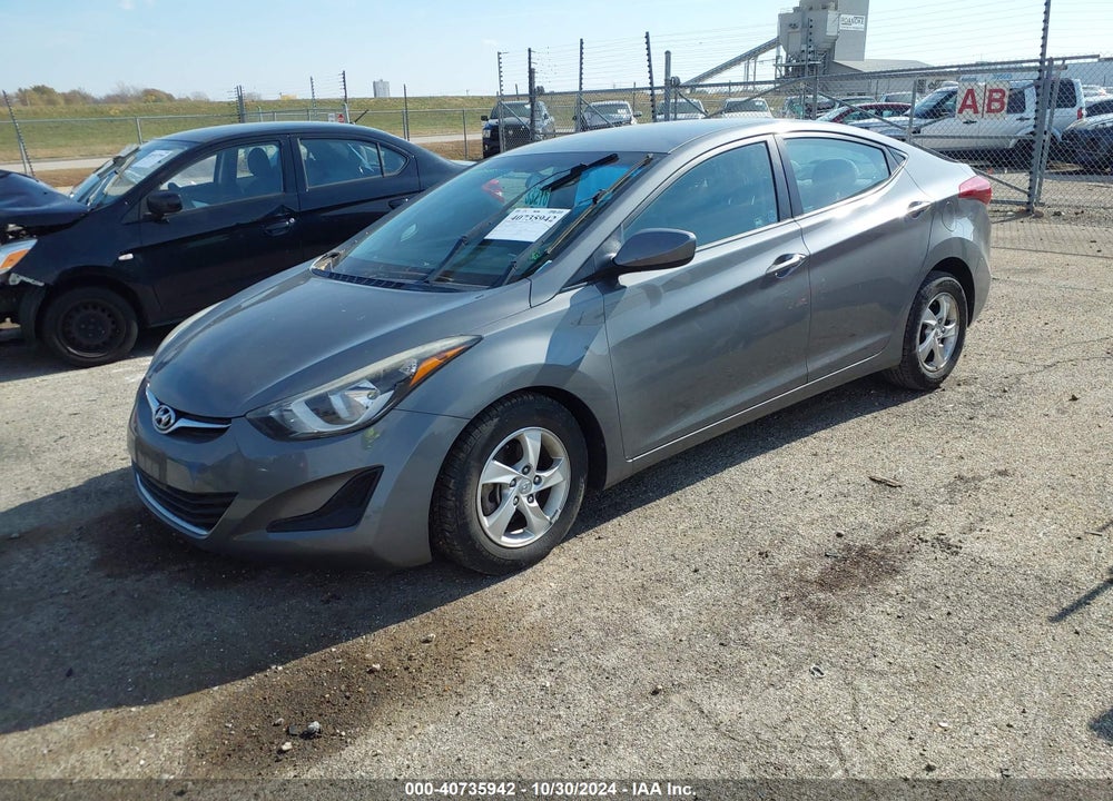2014 HYUNDAI ELANTRA SE VIN: 5NPDH4AE1EH488512