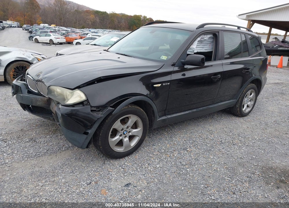 2007 BMW X3 3.0SI VIN: WBXPC93427WF20626