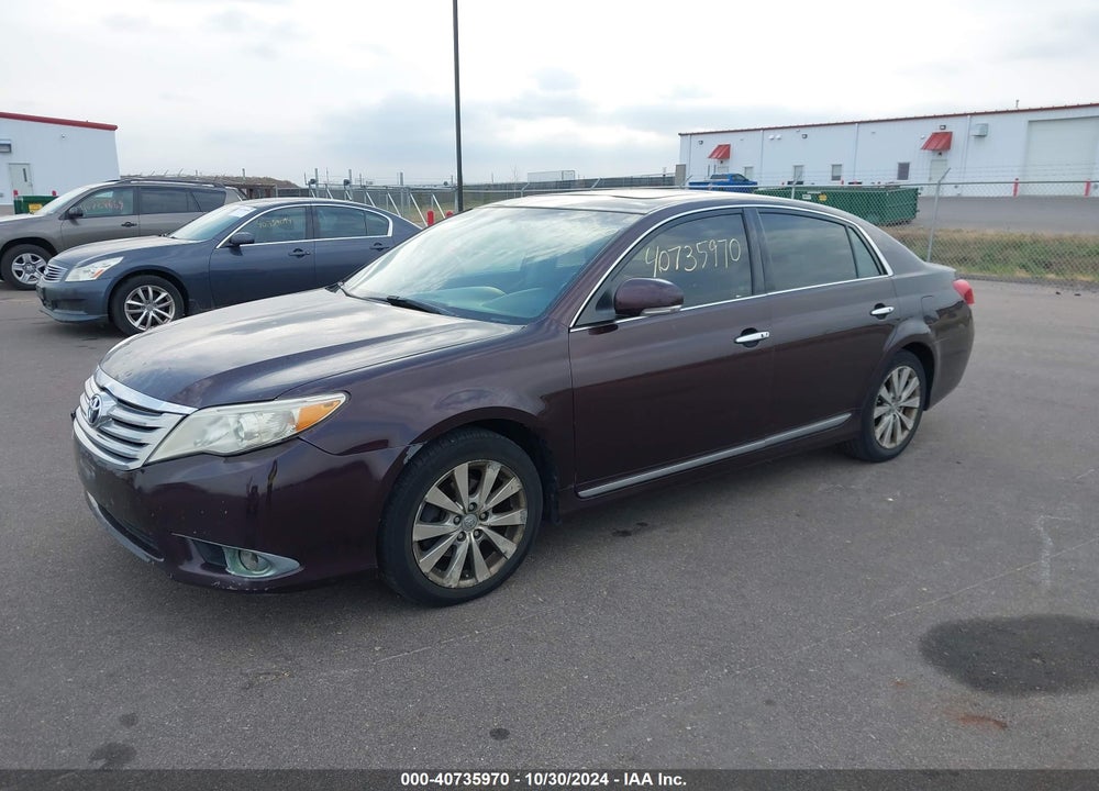 2011 TOYOTA AVALON LIMITED VIN: 4T1BK3DB2BU411505