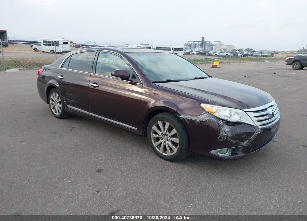 2011 TOYOTA AVALON LIMITED VIN: 4T1BK3DB2BU411505