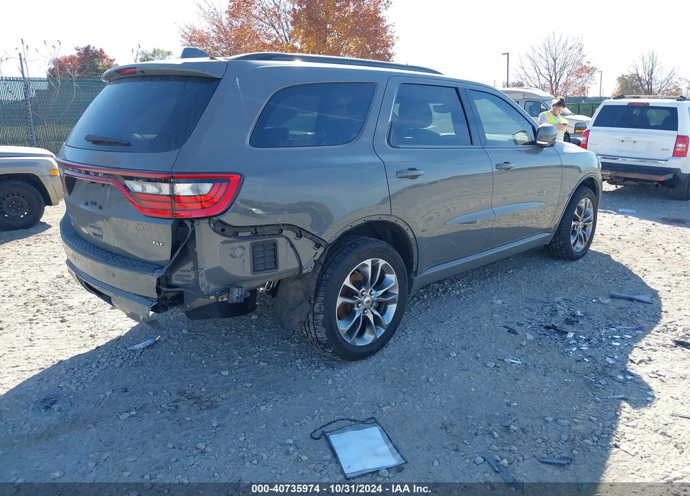 2020 DODGE DURANGO GT PLUS AWD VIN: 1C4RDJDG5LC107492