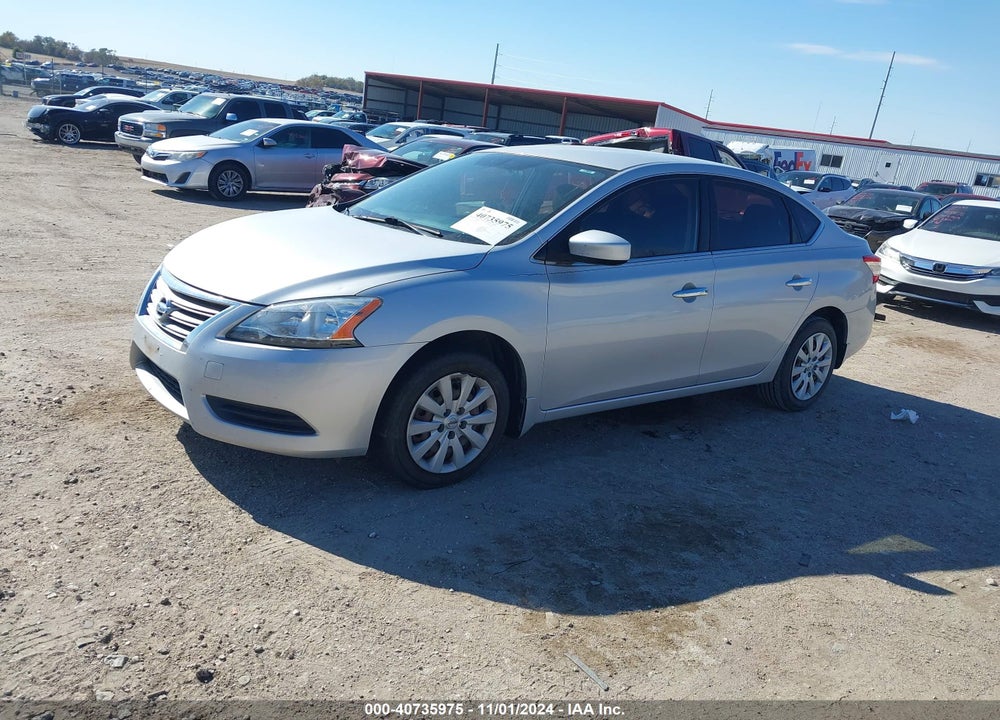 2015 NISSAN SENTRA SV VIN: 3N1AB7AP8FL690971