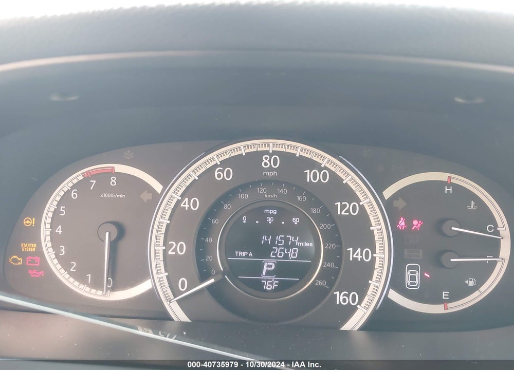 2013 HONDA ACCORD EX-L VIN: 1HGCR2F85DA015848