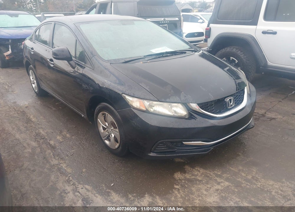 2013 HONDA CIVIC LX VIN: 2HGFB2F57DH581826