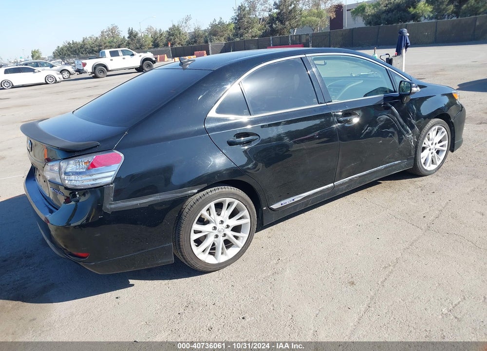 2010 LEXUS HS 250H PREMIUM VIN: JTHBB1BA5A2010932