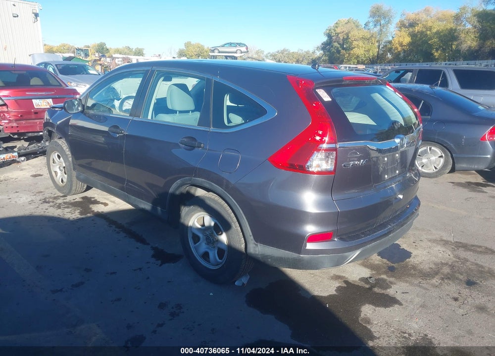 2016 HONDA CR-V LX VIN: 2HKRM4H32GH607287