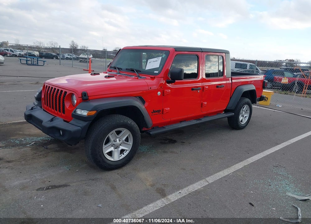 2020 JEEP GLADIATOR SPORT S 4X4 VIN: 1C6JJTAG1LL132998