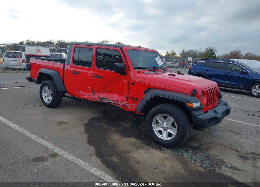 2020 JEEP GLADIATOR SPORT S 4X4 VIN: 1C6JJTAG1LL132998