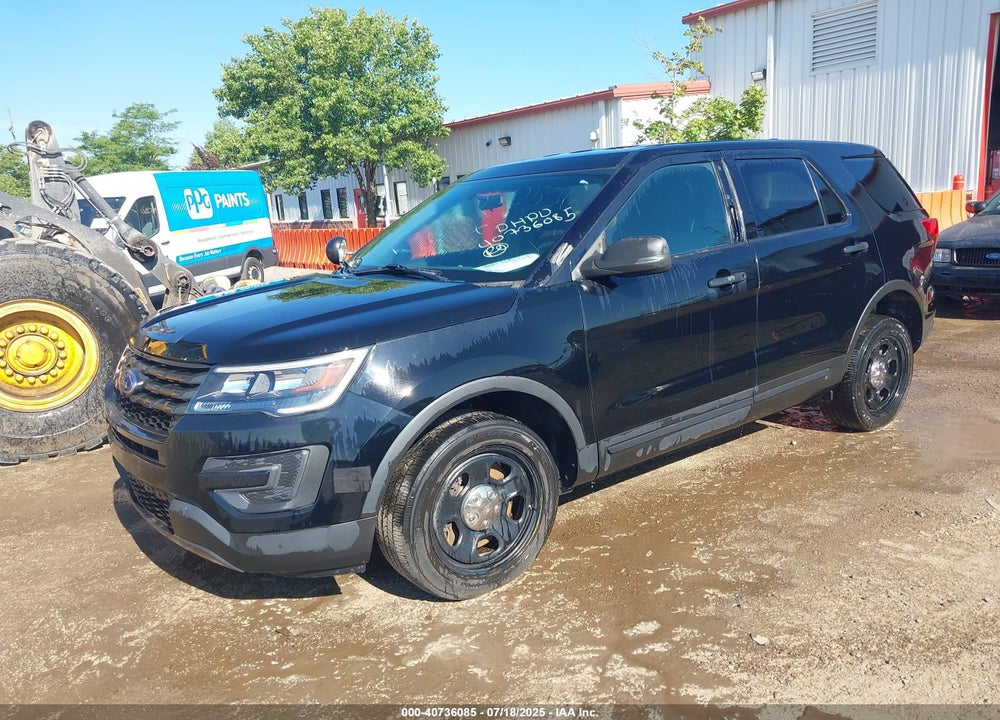 2018 FORD POLICE INTERCEPTOR UTILITY VIN: 1FM5K8AR3JGA72536